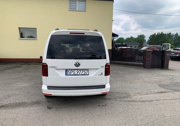 Volkswagen Caddy cena 76000 przebieg: 130452, rok produkcji 2018 z Pszczyna małe 466